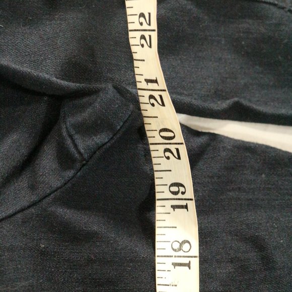 CHICOS Platinum Dark Denim Full Zip Jacket Sz 2 - Picture 10 of 11